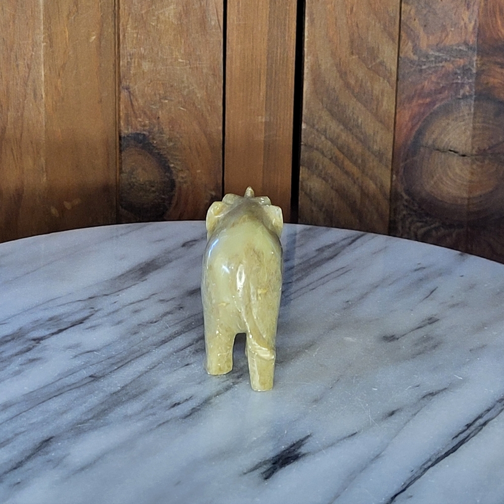 Stone Elephant Figurine - Picture 6 of 11